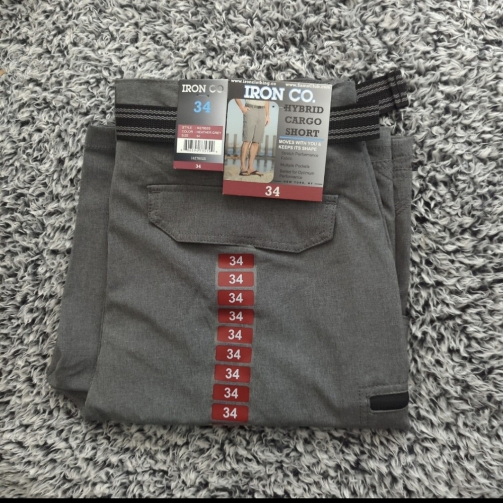 Iron Co. Hybrid Men's Cargo Shorts
